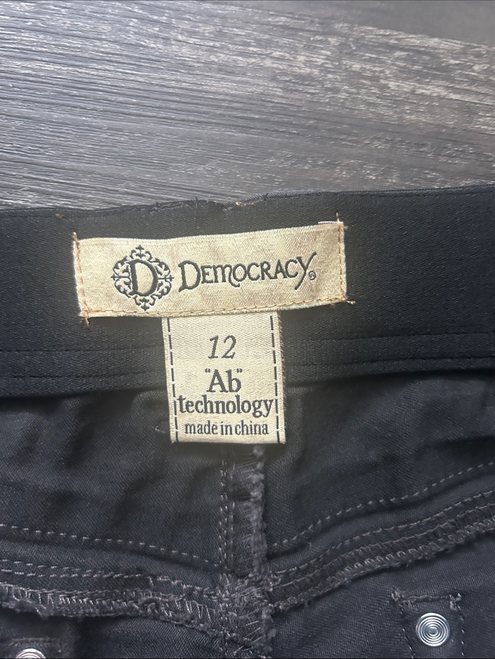 Democracy Brown Skinny Ankle Pants - Picture 2 of 6